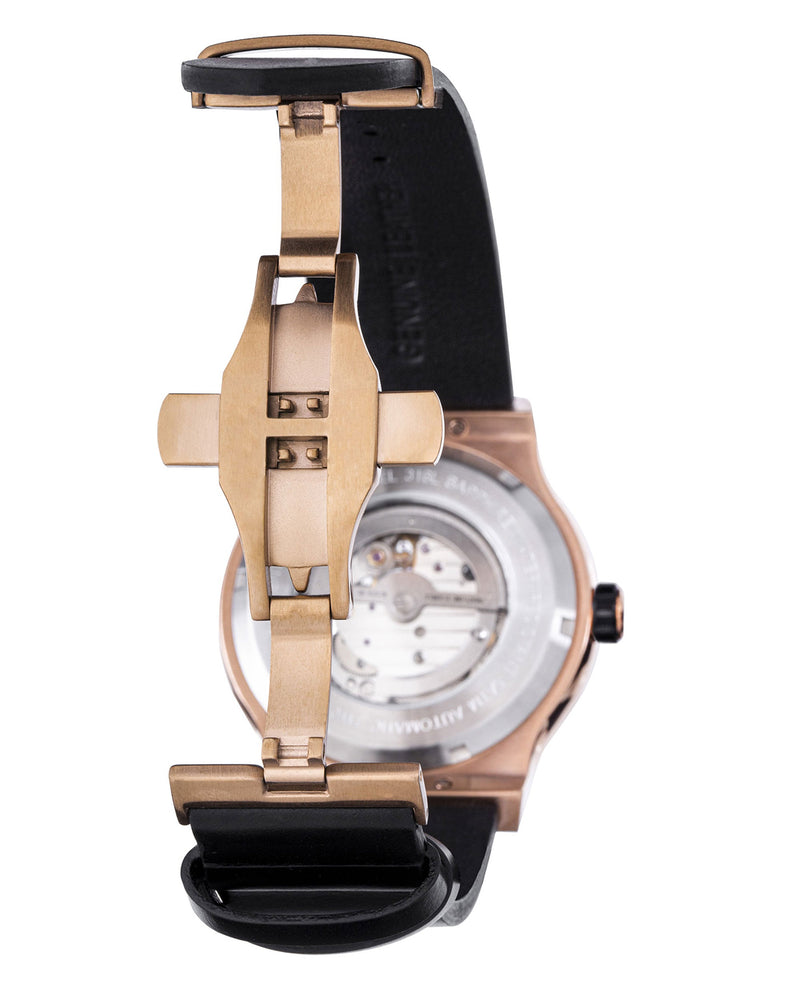 
                  
                    Load image into Gallery viewer, Tomaz Men&amp;#39;s Watch TW014-D1 (Rosegold/Black) Black Leather Strap
                  
                