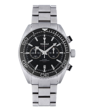 
                  
                    Load image into Gallery viewer, Tomaz Men&amp;#39;s Watch TW012-D6 (Silver/Black) Silver Stainless Steel
                  
                