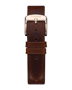 
                  
                    Load image into Gallery viewer, Tomaz Ladies Watch G1L-A (Rose Gold/White) Brown Leather Strap
                  
                