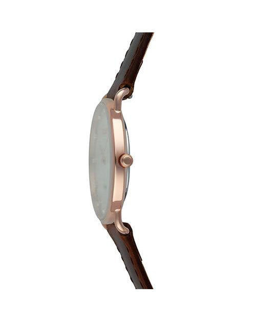 
                  
                    Load image into Gallery viewer, Tomaz Ladies Watch G1L-A (Rose Gold/White) Brown Leather Strap
                  
                