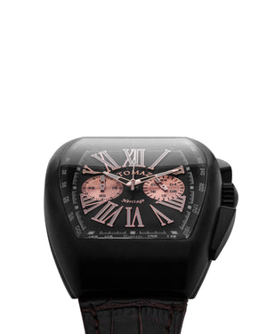 
                  
                    Load image into Gallery viewer, Tomaz Men&amp;#39;s Watch TQ012-D5 (Black) Black Bamboo Leather Strap
                  
                