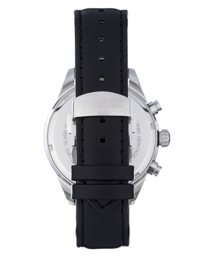 
                  
                    Load image into Gallery viewer, Tomaz Men&amp;#39;s Watch TW011-D4 (Silver) Black Leather Strap
                  
                