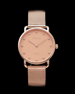 
                  
                    Load image into Gallery viewer, Tomaz Ladies Watch G1L-D4A Stardust (Rosegold) Rosegold Mesh Strap
                  
                
