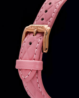 
                  
                    Load image into Gallery viewer, Tomaz Ladies Watch G1LE-D26 Flower (Rosegold/Black) Pink Leather Strap
                  
                