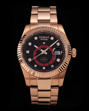 
                  
                    Load image into Gallery viewer, Tomaz Men&amp;#39;s Watch G4M-D7S (Rosegold/Black/Red) Rosegold Stainless Steel
                  
                