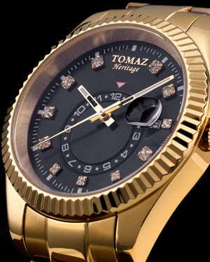 
                  
                    Load image into Gallery viewer, Tomaz Men&amp;#39;s Watch G4M-D1S (Gold/Black) Gold Stainless Steel
                  
                