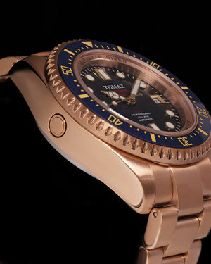 
                  
                    Load image into Gallery viewer, Ultimate Diver GR06B-D6 (Rosegold/Navy) Rosegold Stainless Steel
                  
                
