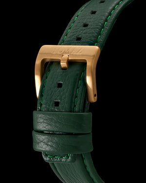 
                  
                    Load image into Gallery viewer, Romeo XL TQ030-D23 (Gold/Green) Green Leather Strap
                  
                