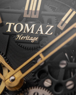 
                  
                    Load image into Gallery viewer, Tomaz Men&amp;#39;s Watch TW014-D2 (Gold/Black) Black Leather Strap
                  
                