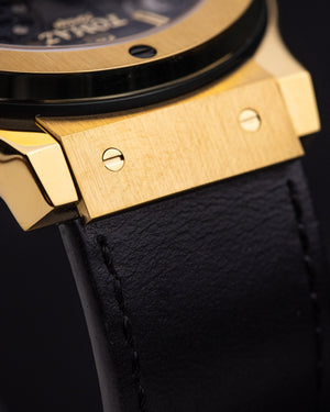 
                  
                    Load image into Gallery viewer, Tomaz Men&amp;#39;s Watch TW014-D2 (Gold/Black) Black Leather Strap
                  
                