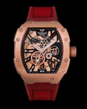 
                  
                    Load image into Gallery viewer, Colt M4 TW029A-D13 (Rosegold) Red Leather with Rubber Strap
                  
                