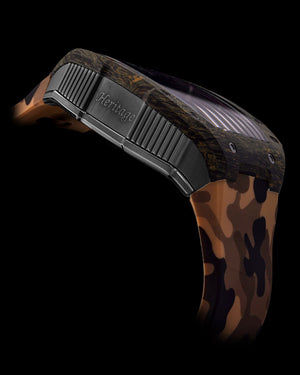 
                  
                    Load image into Gallery viewer, Colt M4 TW029D-D1 (Black Gun Metal/Camel) Camel Camouflage Leather with Silicone Strap
                  
                