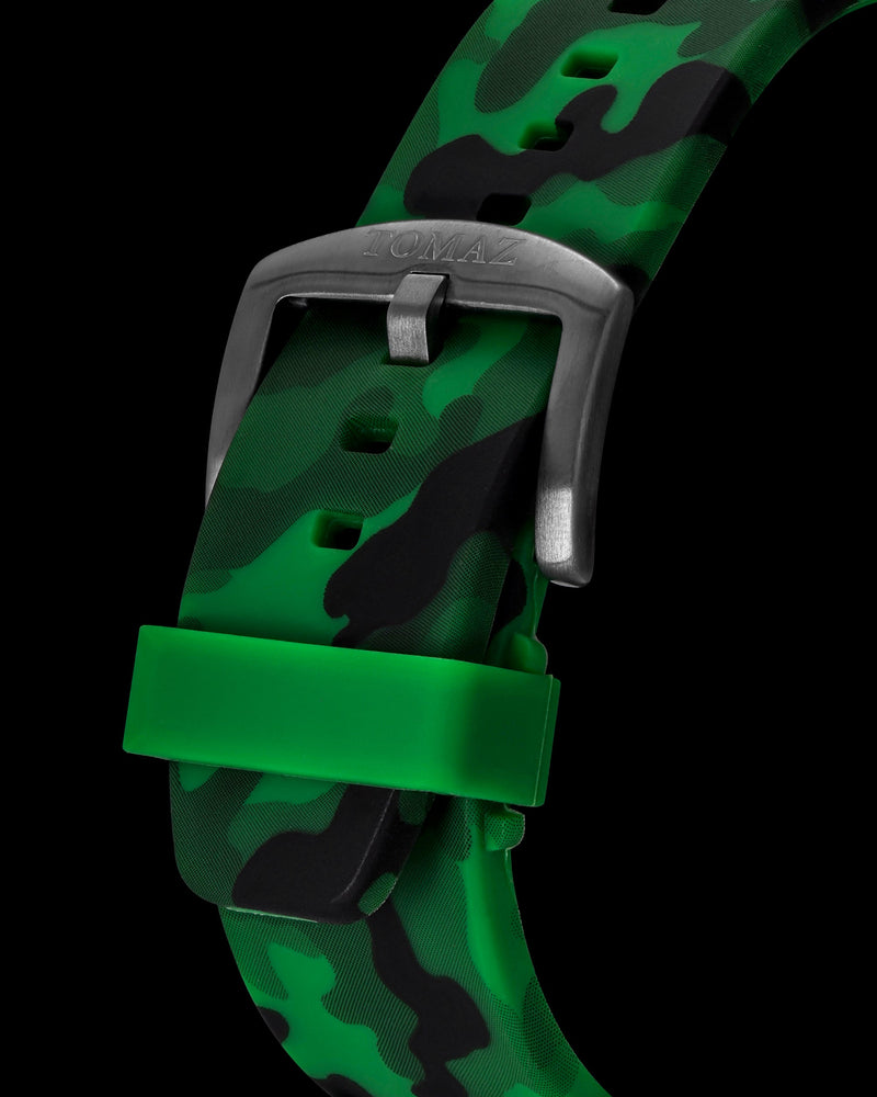 
                  
                    Load image into Gallery viewer, Colt M4 TW029D-D2 (Green) Green Camouflage Leather with Silicone Strap
                  
                