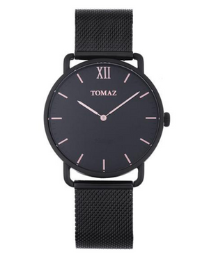 
                  
                    Load image into Gallery viewer, Tomaz Man&amp;#39;s Watch G1M-D5 (Black) Black Mesh Strap
                  
                