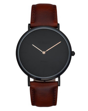 
                  
                    Load image into Gallery viewer, Tomaz Men&amp;#39;s Watch G2M-E (Black) Wine Leather Strap
                  
                